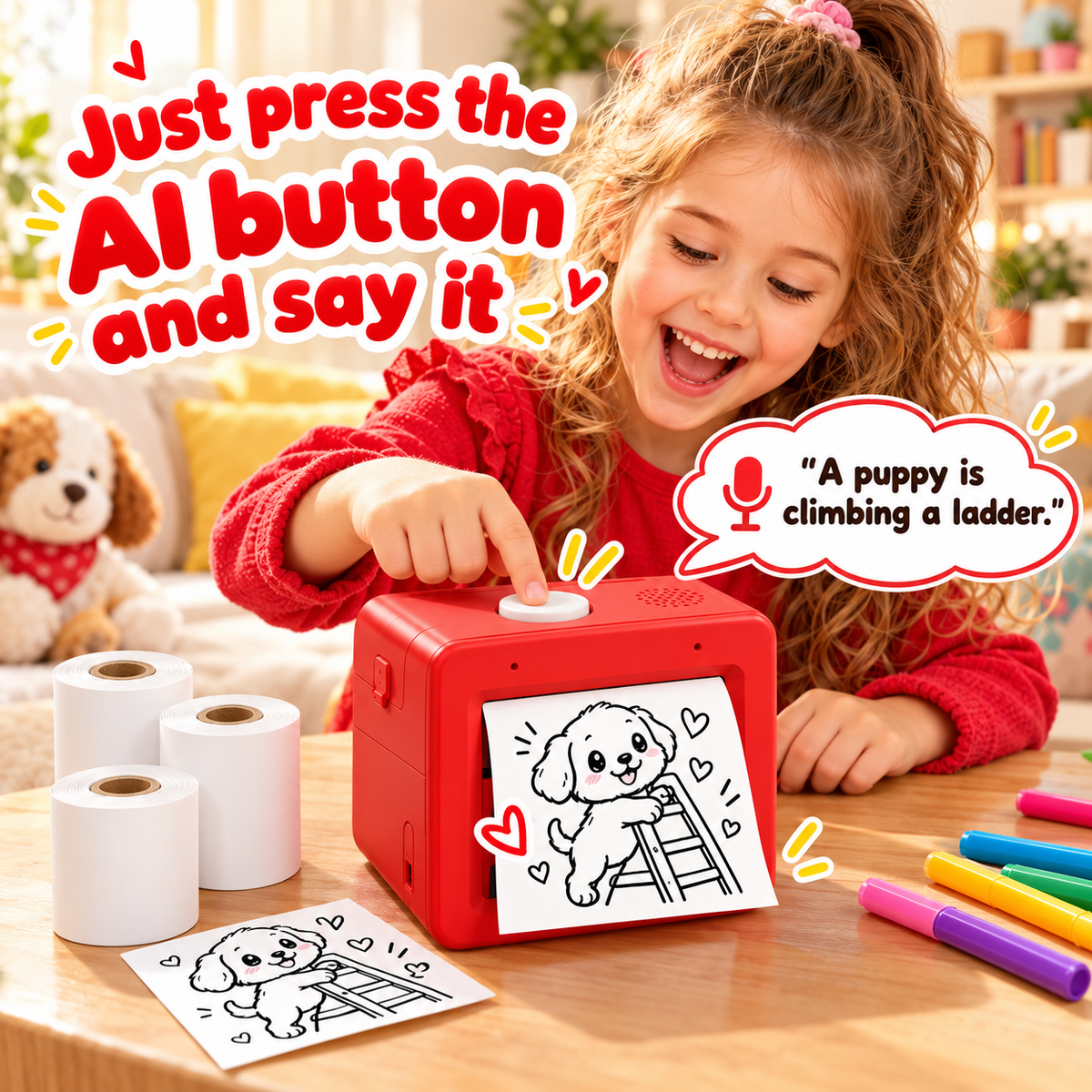 AI Sticker Maker for Kids – Create & Print Any Sticker