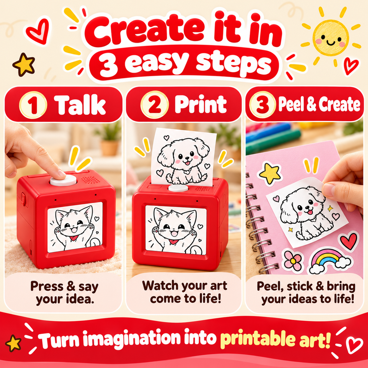 AI Sticker Maker for Kids – Create & Print Any Sticker