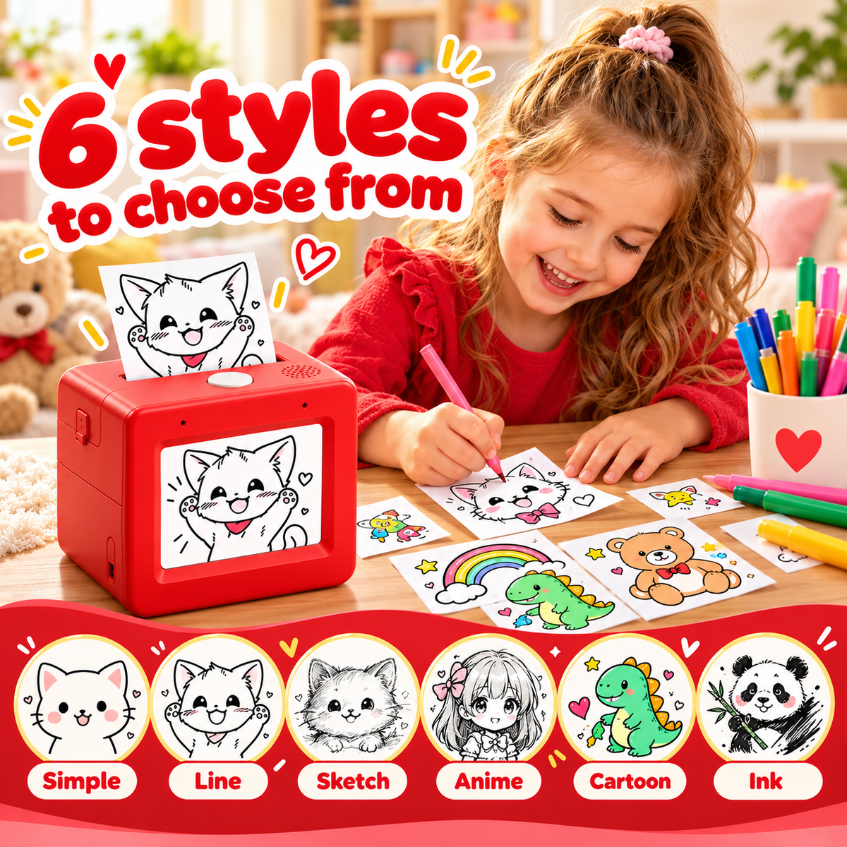 AI Sticker Maker for Kids – Create & Print Any Sticker